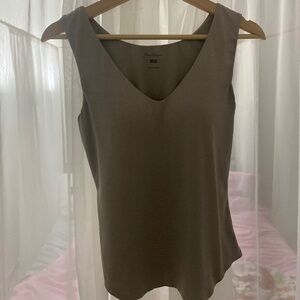 Mame Kurogouchi Uniqlo silk blend sleeveless bra top